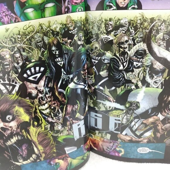 Marvel DC Comics Green Lantern Blackest Night Graphic Novel Geoff Johns Reis - Picture 8 of 10